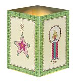 Tea Light Luminary<br>Advent Calendar Card